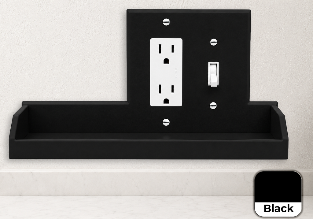Tecton Nook™ – 2-Gang Decora-Toggle Duo Shelf