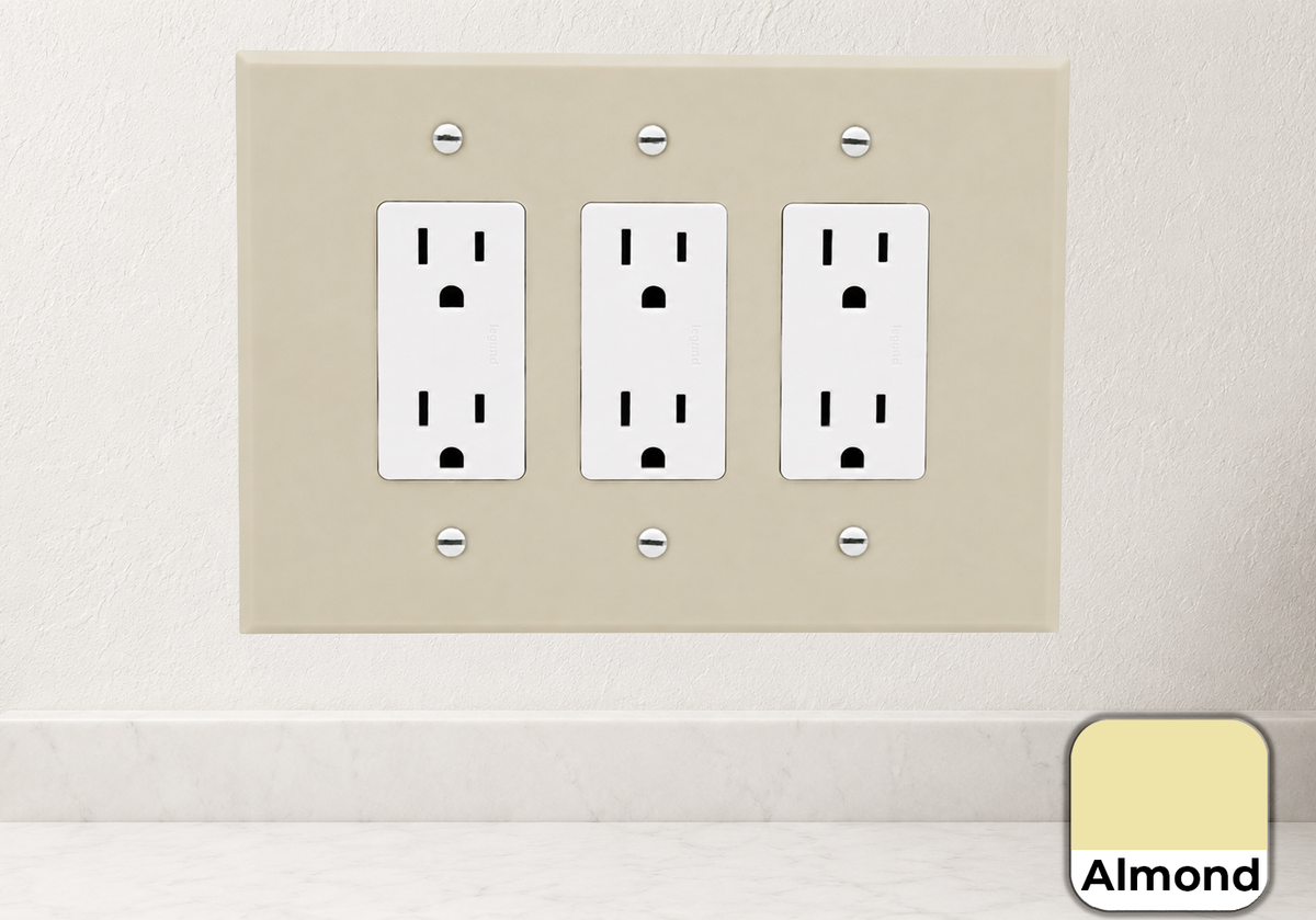 Tecton Nook™ – 3-Gang Decora Jumbo Plate