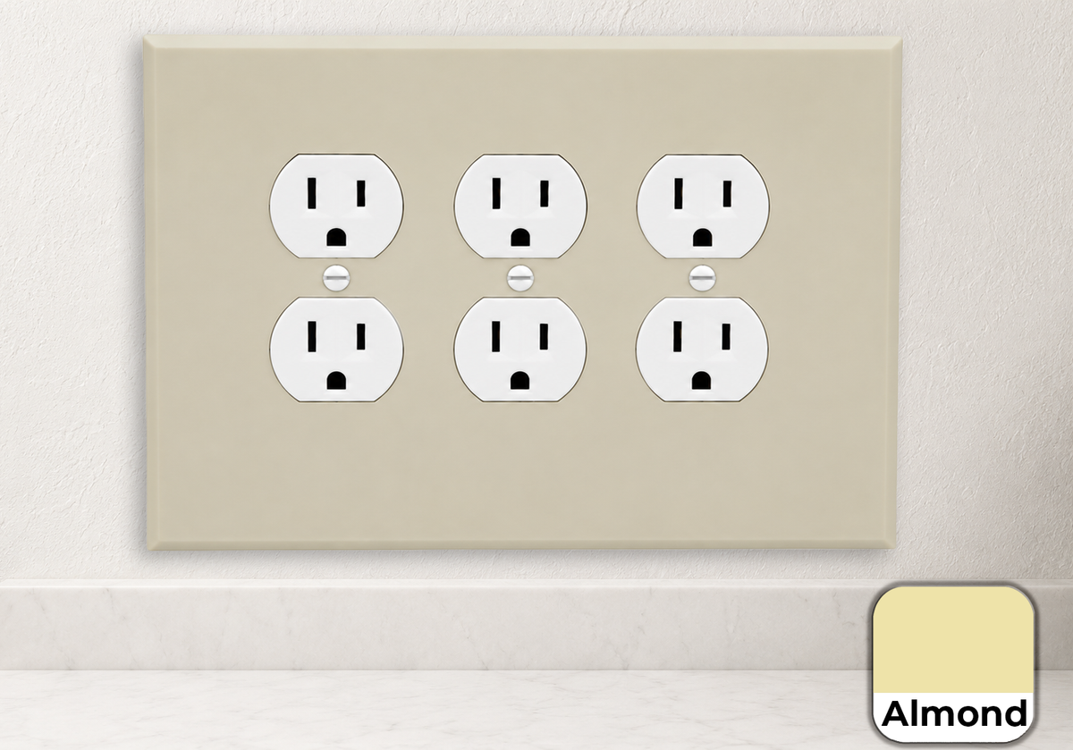 Tecton Nook™ – 3-Gang Duplex Plate