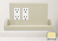 Tecton Nook™ – Duo Shelf (4-Gang Dual Decora)