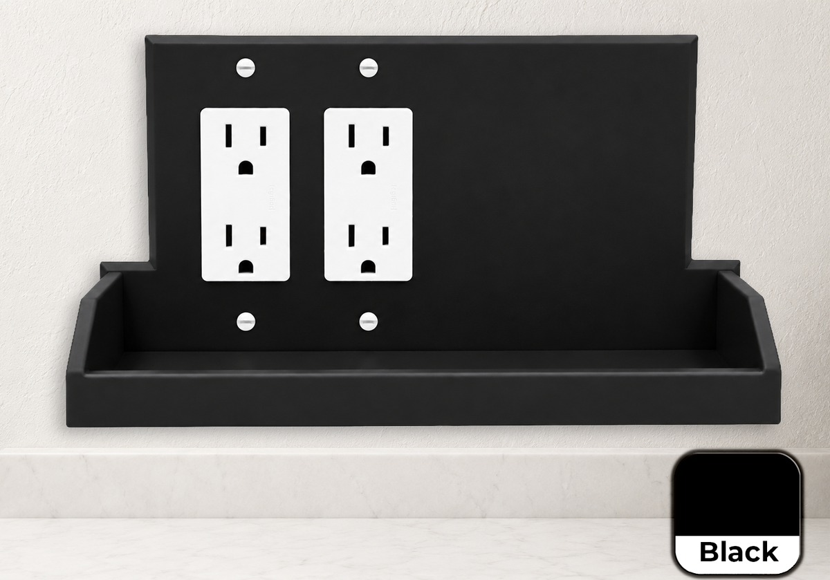 Tecton Nook™ – Duo Shelf (4-Gang Dual Decora)