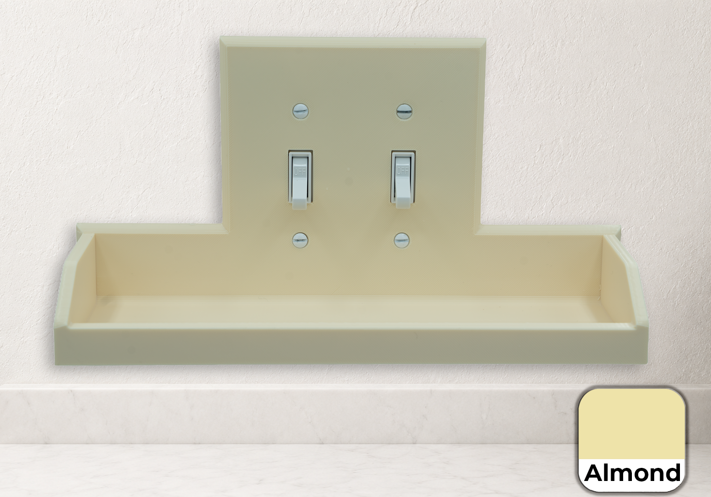 Tecton Nook™ – Duo Shelf (2-Gang Toggle)