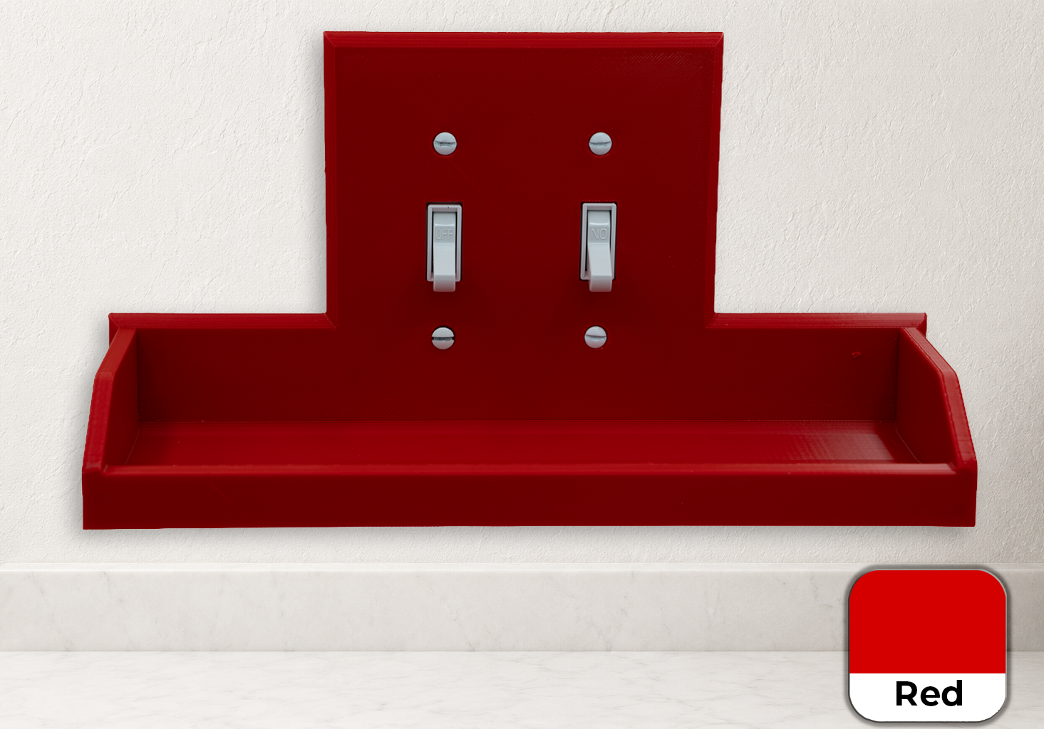 Tecton Nook™ – Duo Shelf (2-Gang Toggle)