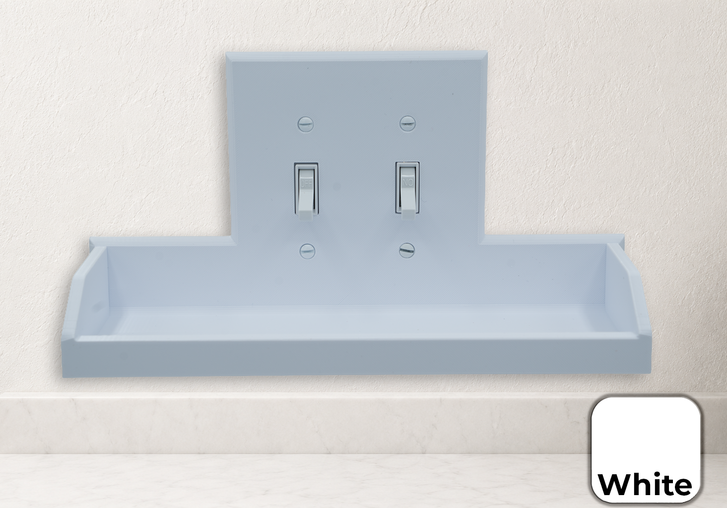 Tecton Nook™ – Duo Shelf (2-Gang Toggle)