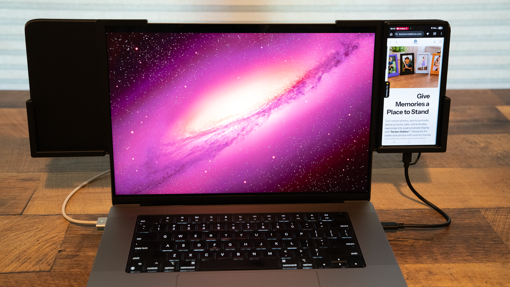 Tecton Forge™ Phone Wing – Side Mount for MacBook Pro, Air, Neo (Companion Screen)