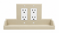 Tecton Nook™ – Duo Shelf Wall Plate (2-Gang Decora)