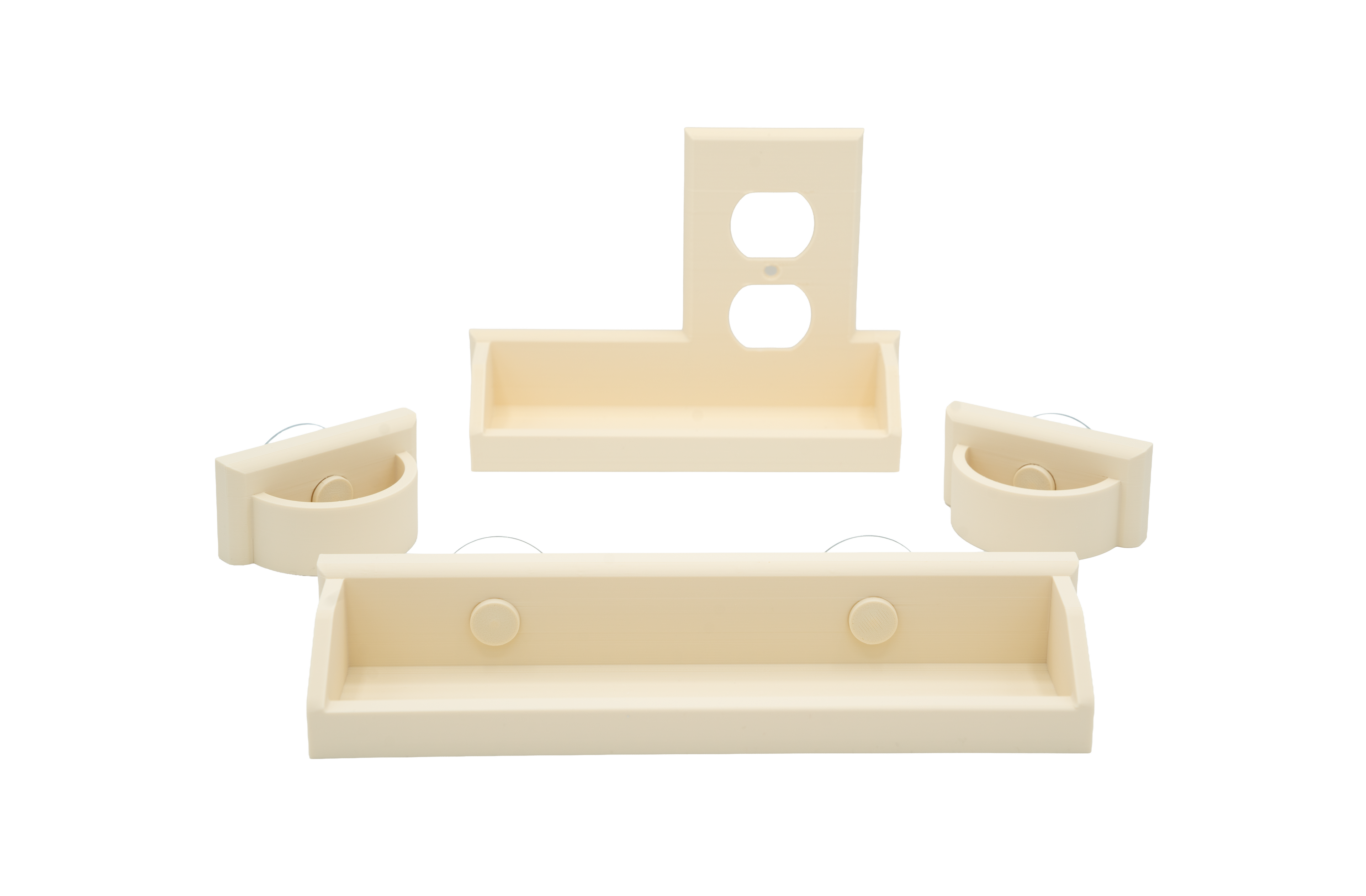 Tecton Nook™  – Bathroom Bundle Almond (Duplex)