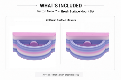 Tecton Nook™ – Brush Surface Mount Set (2-Pack)