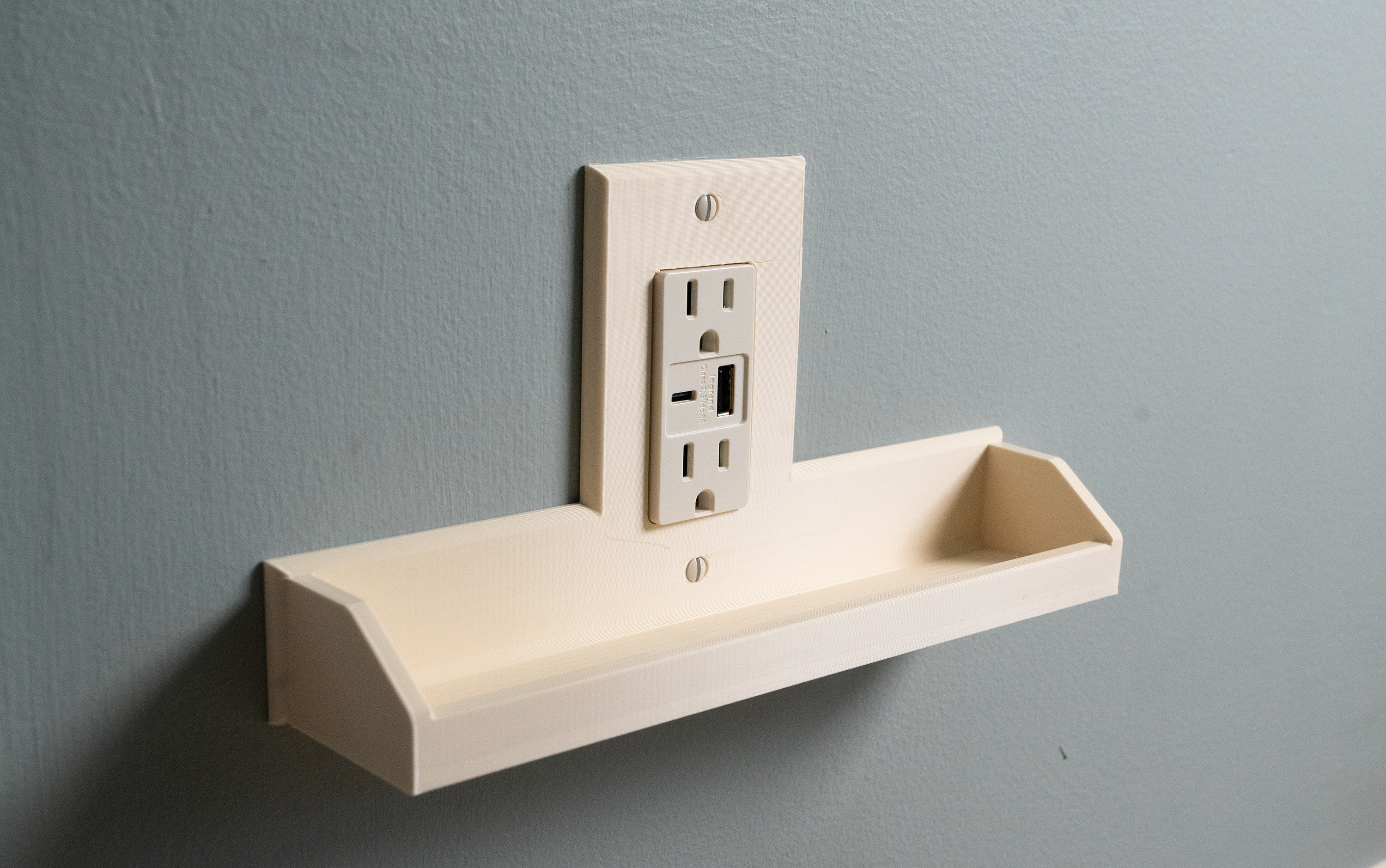 Tecton Nook™ – Duo Wall Plate Mount (Decora)