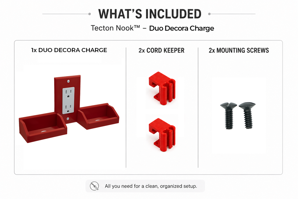 Tecton Nook™ – Duo Charge (Decora)