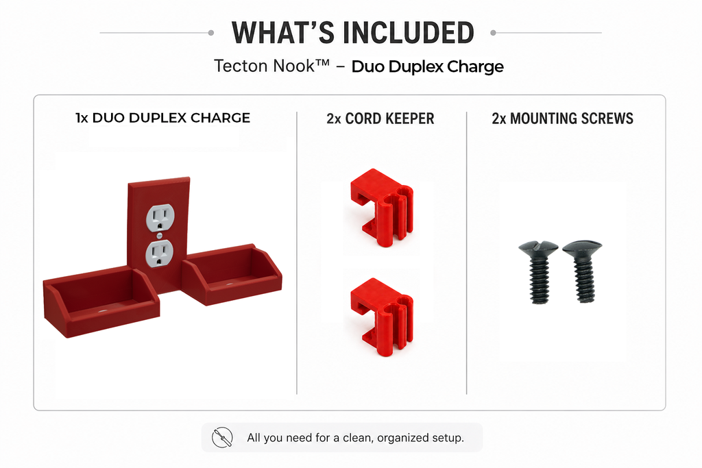 Tecton Nook™ – Duo Charge (Duplex)