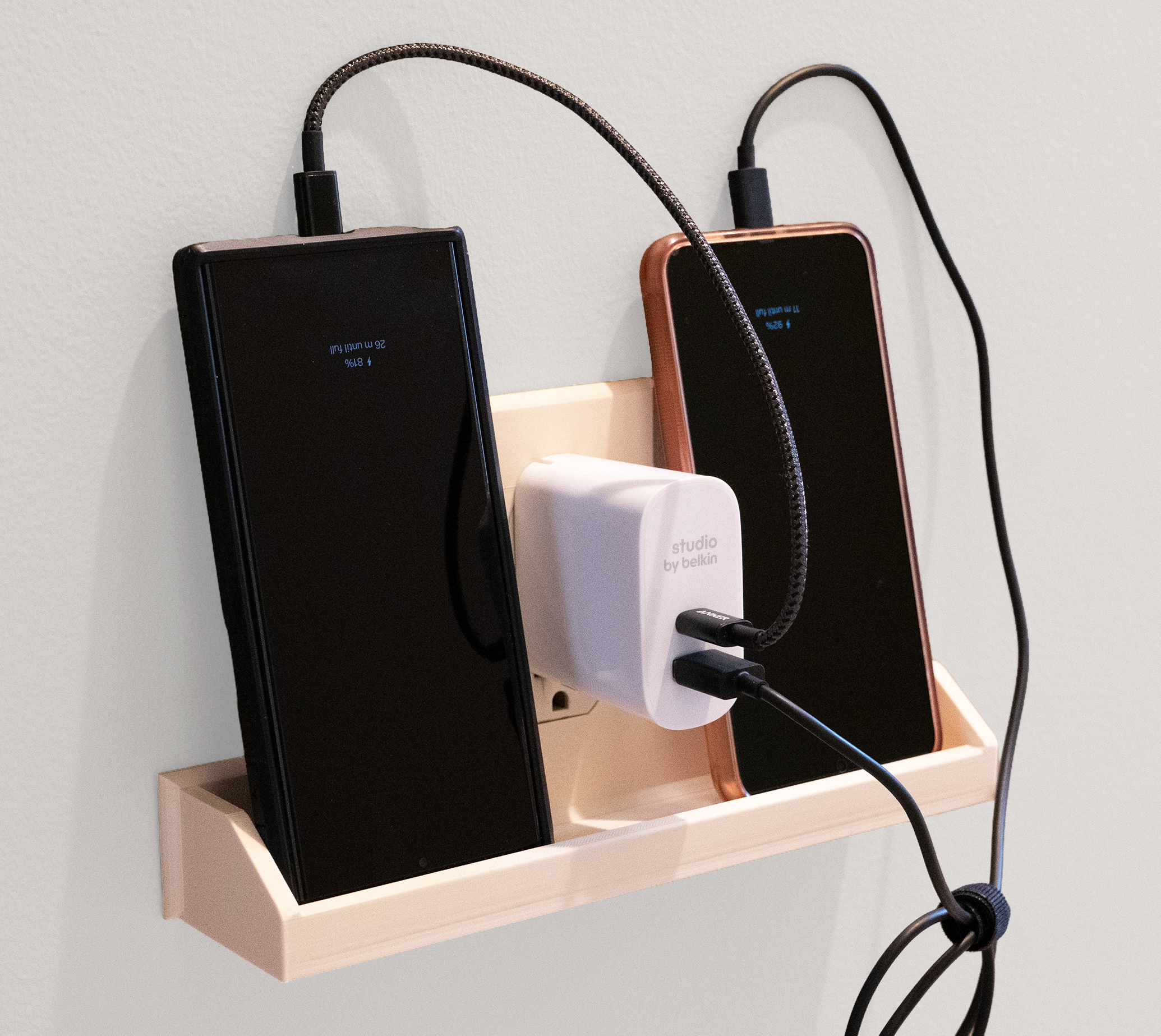 Tecton Nook™ – Duo Wall Plate Mount (Duplex)