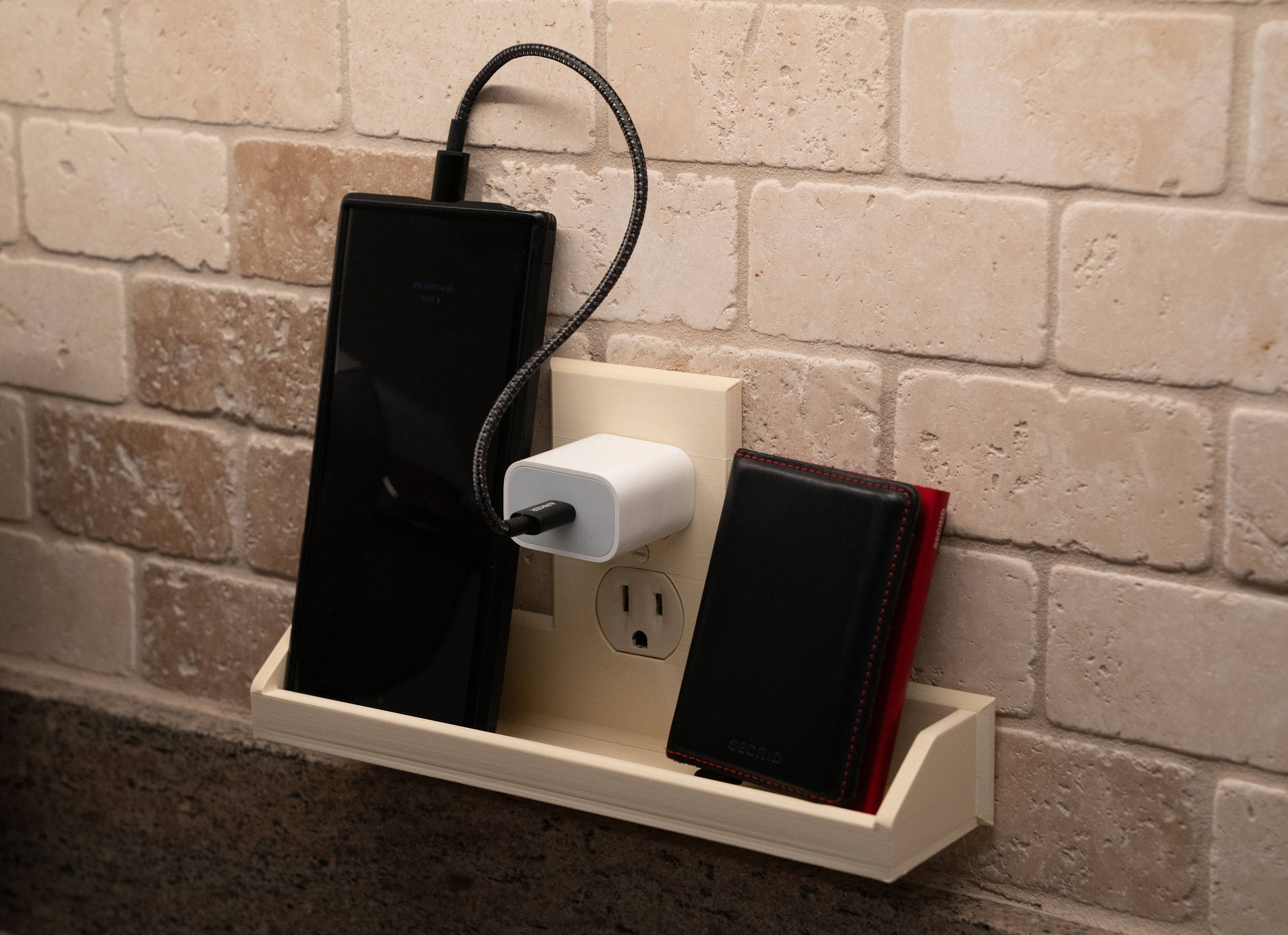 Tecton Nook™ – Duo Wall Plate Mount (Duplex)