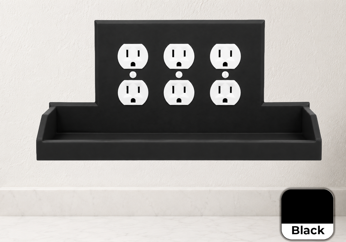 Tecton Nook™ – Trio Shelf (3-Gang Duplex)