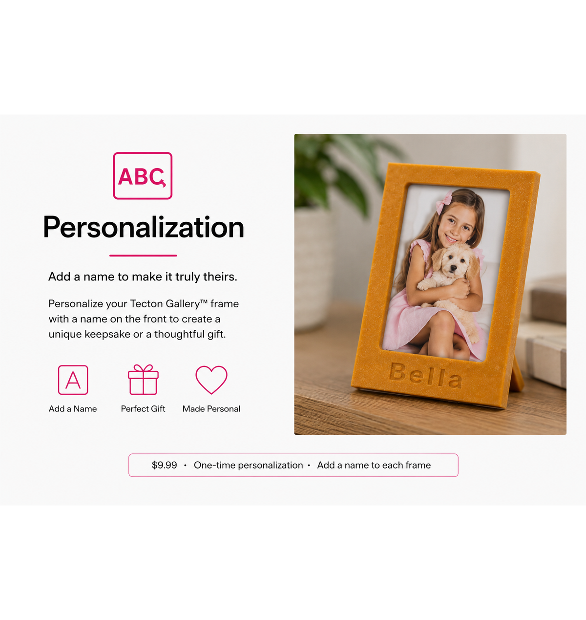 Tecton Gallery™ – Frame Personalization