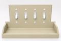 Tecton Nook™ – Quad Shelf (4-Gang Toggle)