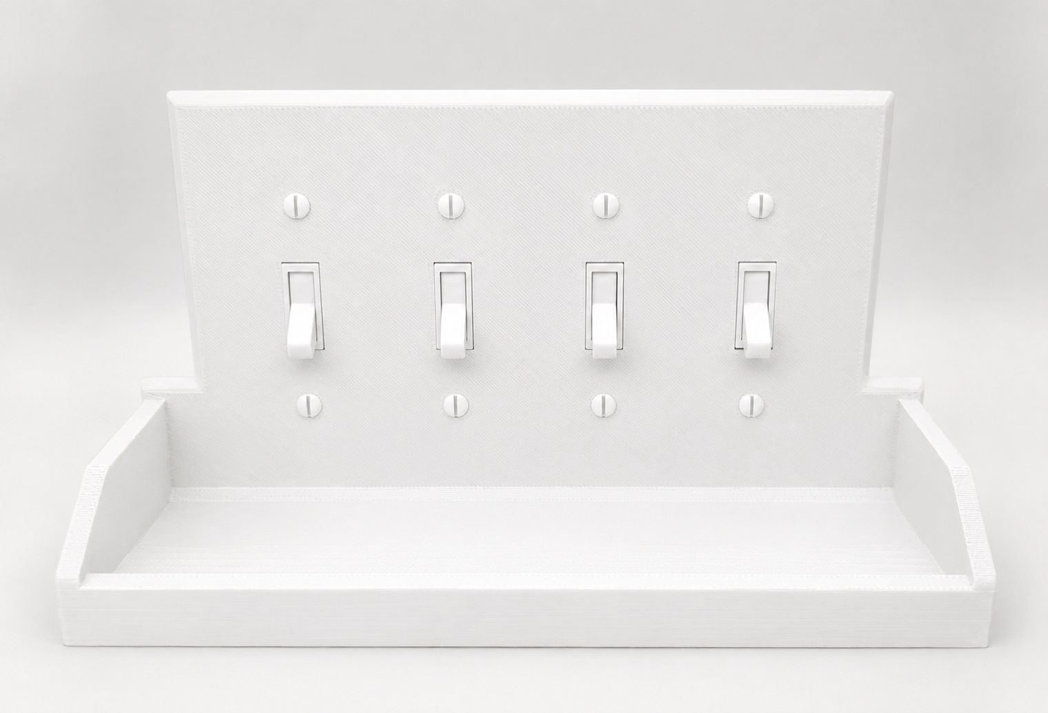 Tecton Nook™ – Quad Shelf (4-Gang Toggle)