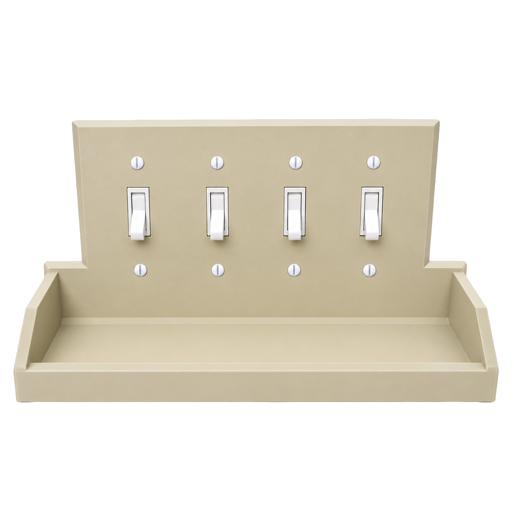 Tecton Nook™ – Quad Shelf (4-Gang Toggle)