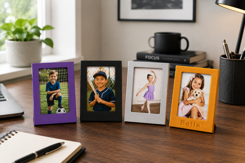 Tecton Gallery™ – Standing Wallet Photo Frames (4-Pack)