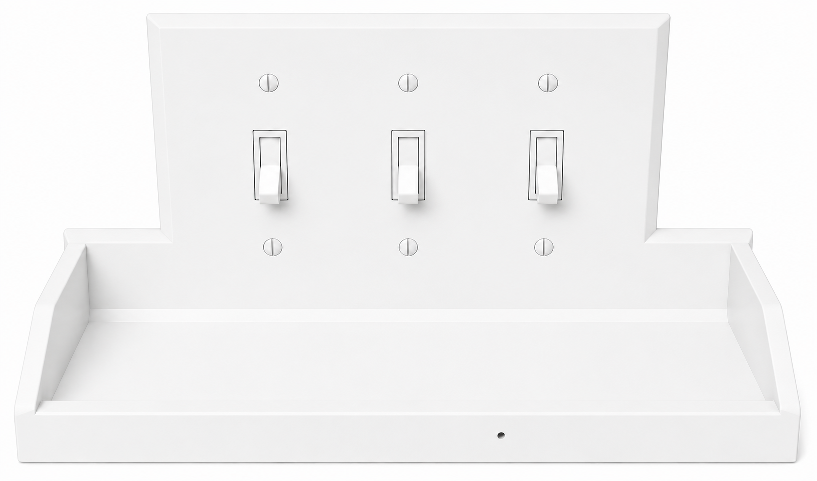 Tecton Nook™ – Trio Shelf (3-Gang Toggle)